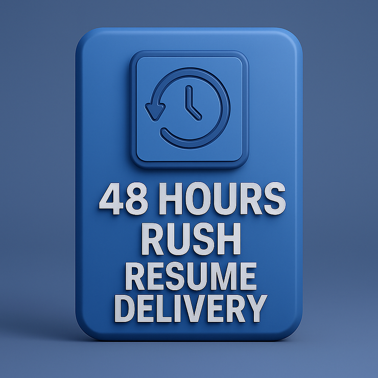 48-hours Rush Resume Delivery