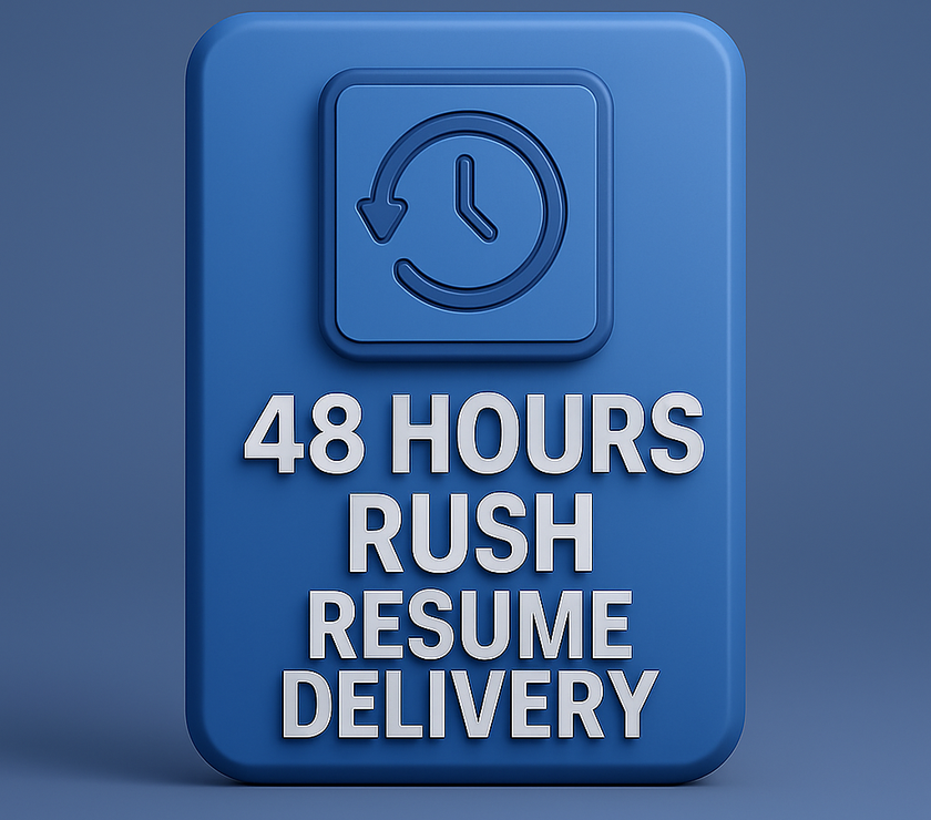 48-hours Rush Resume Delivery