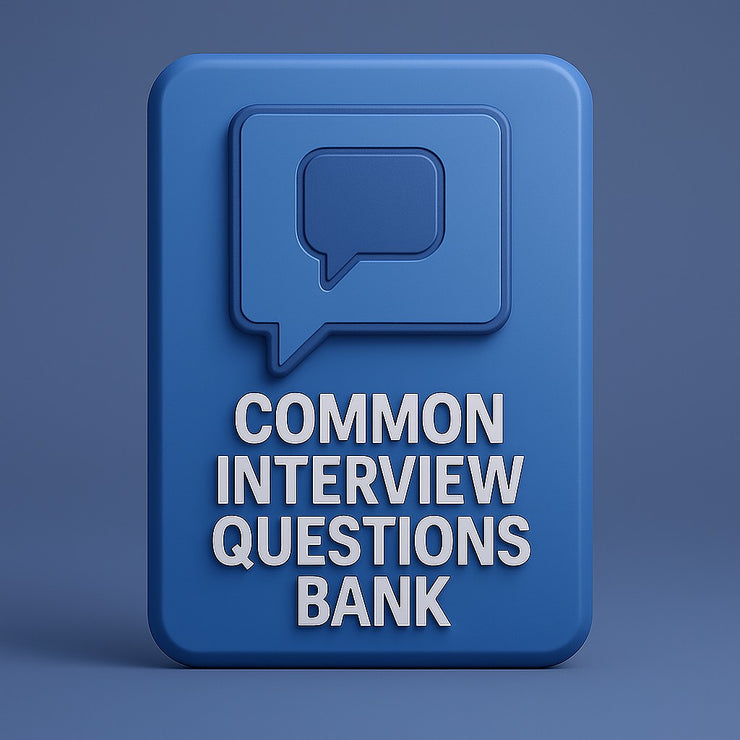 Common Interview Questions Bank