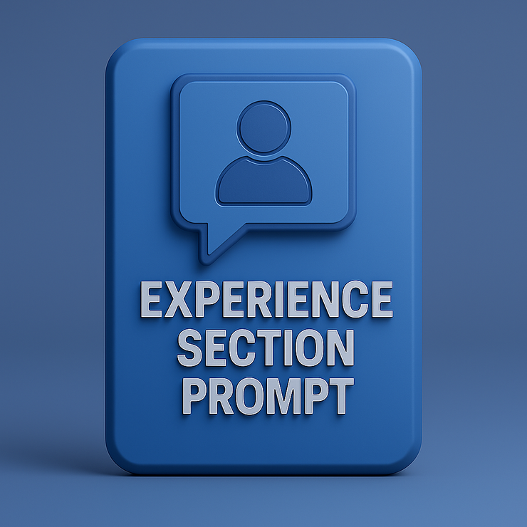 Experience Section Prompt