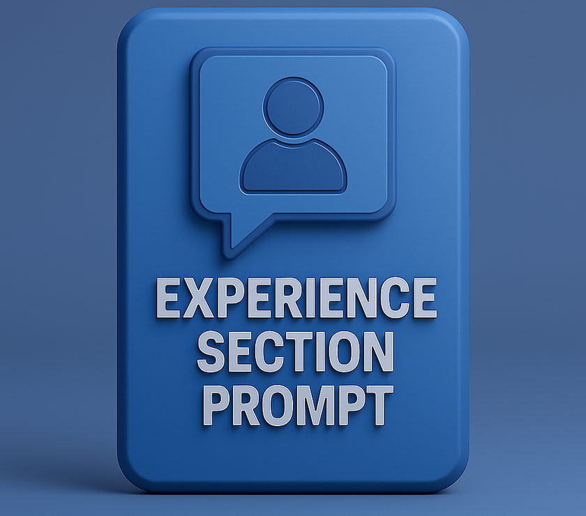 Experience Section Prompt