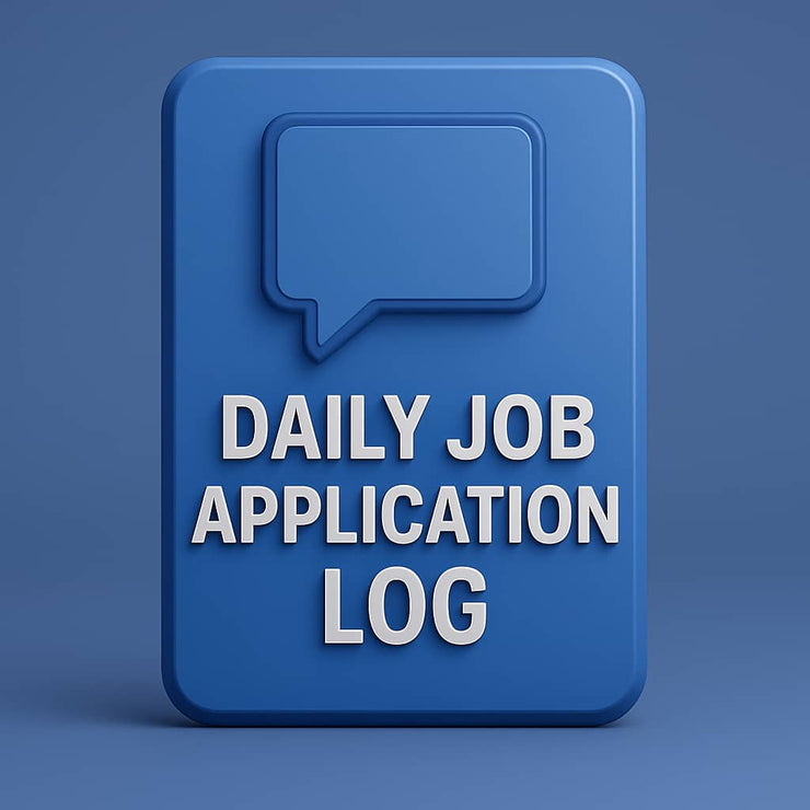 Daily Job Application log